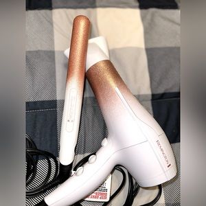 Remington rose gold straightener & dryer duo 💨👱‍♀️